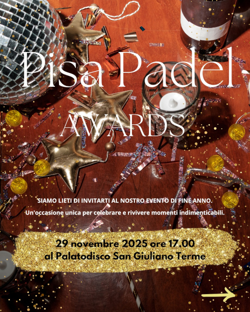 Pisa Padel locandina big Pisa Padel Locandina
