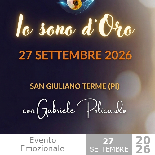 Io Sono DOro 2026 big data