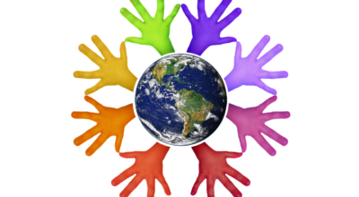World hands